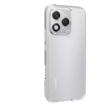 SCREENOR Bumper Case für Honor 90 Lite, Transparentes TPU, Stoßdämpfend, Kratzfest, Schlankes Profil