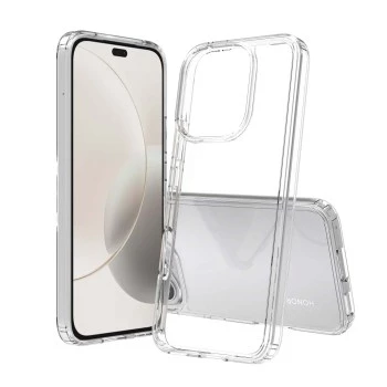SCREENOR Bumper Case für Honor 90 Lite, Transparentes TPU, Stoßdämpfend, Kratzfest, Schlankes Profil
