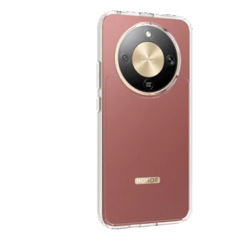 SCREENOR Bumper Case für Honor Magic 6 Lite, Transparent, TPU, Stoßdämpfend, Kratzfest