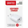 GRATEQ AJOS Charger USB-A 12W White