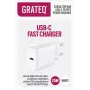 GRATEQ SAANA GaN USB-C 25W PD/PPS Wandladegerät Weiß