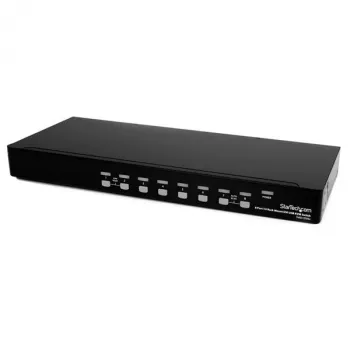 StarTech.com 8 Port 1U DVI USB KVM Switch - 8-fach DVI-I / USB-B Switch für Rackmontage