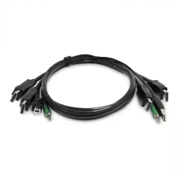 StarTech.com 2-Port DVI-I USB KVM Switch mit Audio-Unterstützung - TAA-konform