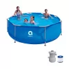 Avenli Rundrahmen-Pool 305x76 cm Set mit Filterpumpe