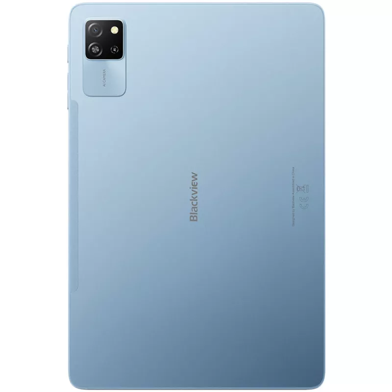 Blackview Tab 60 Pro SET LTE 10,1-Zoll HD+IPS 800x1280 60Hz 8GB/128GB, Octa-Core T606 1,6GHz Kamera vorne 5MP hinten 8MP Akku 7700mAh + Ladegerät USB Typ-C Kabel SIM-Werkzeug Folie Case Passiver Stift Maus Tastatur EN Android 15 Sunny Sky Blue