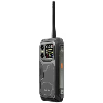 Blackview XPLORE 1 Walkie-Talkie 22 km 5G Robustes Telefon 6,78 Zoll FHD 2460x1080 120Hz + 2,01 Zoll 296x240 12+256 GB MTK Dimensity 7050 Octa-Core 2,4 GHz Kamera 50+64+20 MP Nachtsicht 20000 mAh NFC Gorilla Glass 5 Android 15 MIL-STD Schwarz