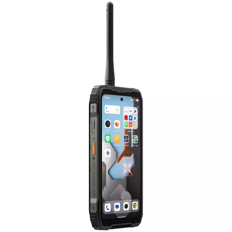 Blackview XPLORE 1 Walkie-Talkie 22 km 5G Robustes Telefon 6,78 Zoll FHD 2460x1080 120Hz + 2,01 Zoll 296x240 12+256 GB MTK Dimensity 7050 Octa-Core 2,4 GHz Kamera 50+64+20 MP Nachtsicht 20000 mAh NFC Gorilla Glass 5 Android 15 MIL-STD Schwarz