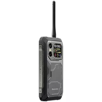 Blackview XPLORE 1 Walkie-Talkie 22 km 5G Robustes Telefon 6,78 Zoll FHD 2460x1080 120Hz + 2,01 Zoll 296x240 12+256 GB MTK Dimensity 7050 Octa-Core 2,4 GHz Kamera 50+64+20 MP Nachtsicht 20000 mAh NFC Gorilla Glass 5 Android 15 MIL-STD Schwarz