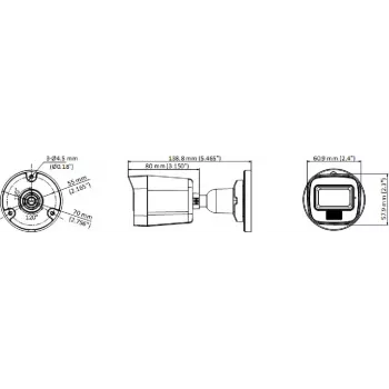 Hikvision DS-2CE16K0T-LPFS 3K 4-in-1 Bullet Kamera mit 2,8mm Objektiv und Weißlicht