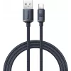 Baseus Crystal Shine USB-A auf USB-C Kabel 1,2m 100W 6A QC 3.0 Geflochtenes Nylon Schwarz