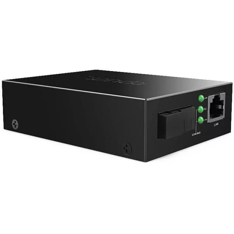 Tenda TFC300A Media Converter Ethernet auf Glasfaser SC Singlemode 20 km