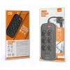 LDNIO SE6403 Steckdosenleiste 6 Steckdosen + 4 USB-Ladeanschlüsse, 2m Kabel, 2500W, Weiß