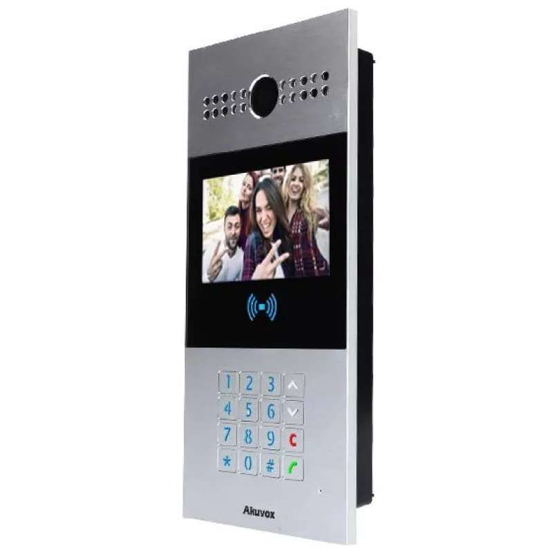 AKUVOX AKV-R28A IP-Türstation mit 7-Zoll-Touchscreen, Gesichtserkennung und PoE