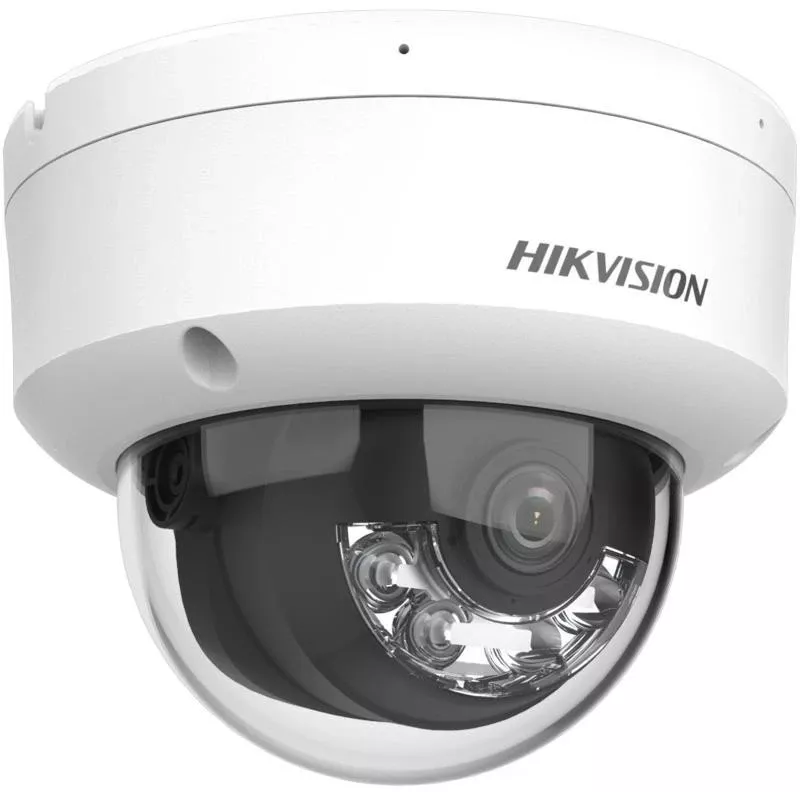 Hikvision DS-2CD2143G2-LI(2.8mm) PL 4MP AcuSense Dome IP-Kamera mit 2,8-mm-Objektiv, Weißlicht und IR