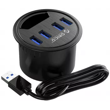 ORICO 4-Port USB 3.0 Hub USB-A 5Gbps Schwarz