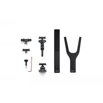 DJI Osmo Action Road Cycling Kit (Brustgurt, Lenkerhalterung, Klebehalterungen) - Schwarz