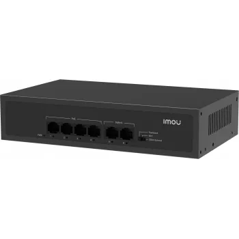 Imou SF106P 6-Port PoE+ Switch (4x PoE, 2x Uplink, 60W Budget)