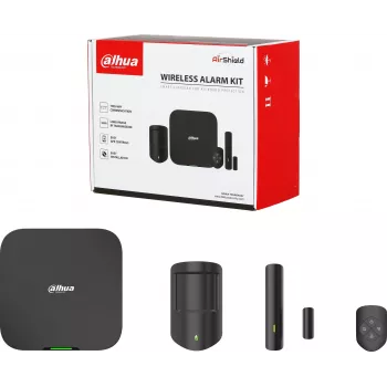 Dahua ART-ARC3800H-03-W2(868)-B Wireless Alarm Kit (868 MHz, Schwarz)