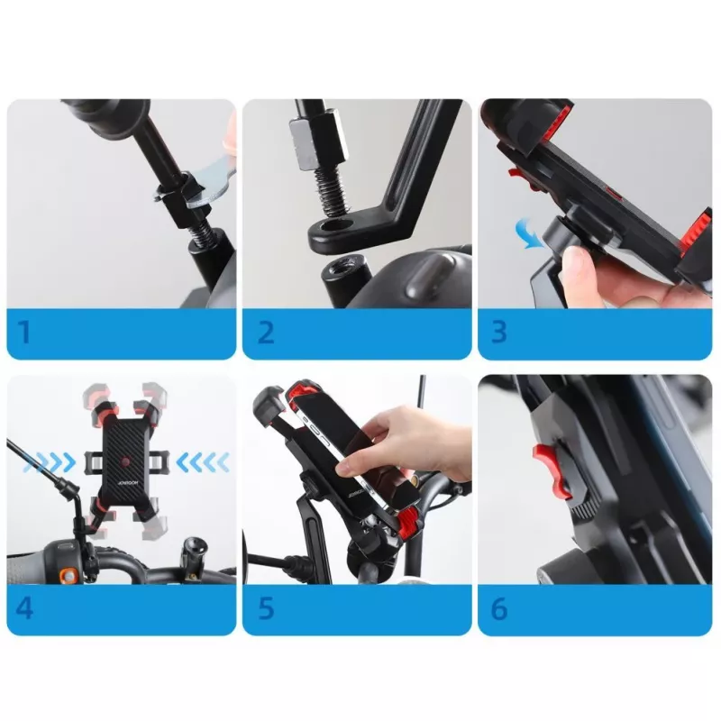 JOYROOM Motorcycle Phone Holder Black (JR-ZS288-m)