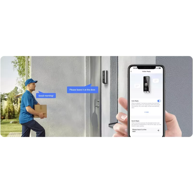 Ezviz EP8 Ultra 6MP+2MP Wi-Fi Video-Türklingel