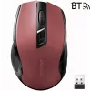 UGREEN MU006 Kabellose Optische Maus 2.4GHz / Bluetooth 5.0 4000 DPI - Rot