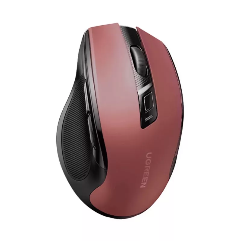 UGREEN MU006 Kabellose Optische Maus 2.4GHz / Bluetooth 5.0 4000 DPI - Rot