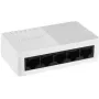 Hikvision DS-3E0105D-O Unmanaged Fast Ethernet Switch, 5 Ports, 10/100 Mbps, Schwarz & Weiß