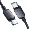 Joyroom USB-C auf USB-C Schnellladekabel S-CC100A141B 120cm 60W 5A Schwarz