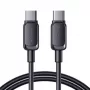 Joyroom USB-C auf USB-C Schnellladekabel S-CC100A141B 120cm 60W 5A Schwarz