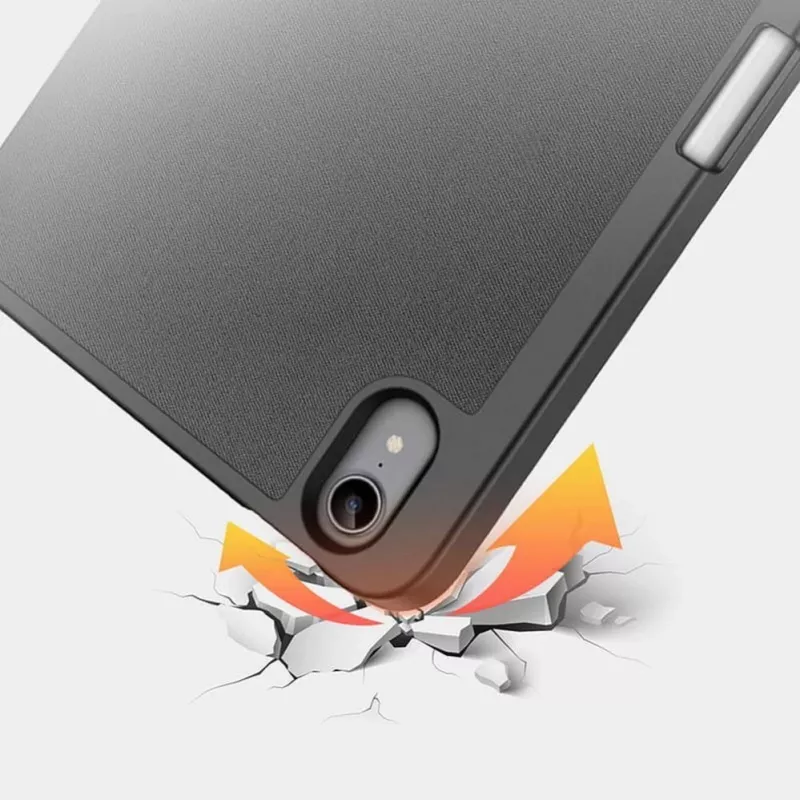 Dux Ducis Domo Foldable Case mit Stiftaufbewahrung für iPad Mini 7/6, Schwarz