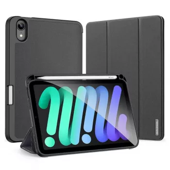Dux Ducis Domo Foldable Case mit Stiftaufbewahrung für iPad Mini 7/6, Schwarz
