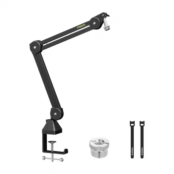 MAONO BA37 Mikrofon-Galgenarm - Schwarz, Tischklemme, 360° Drehung, 1,5 kg Tragfähigkeit