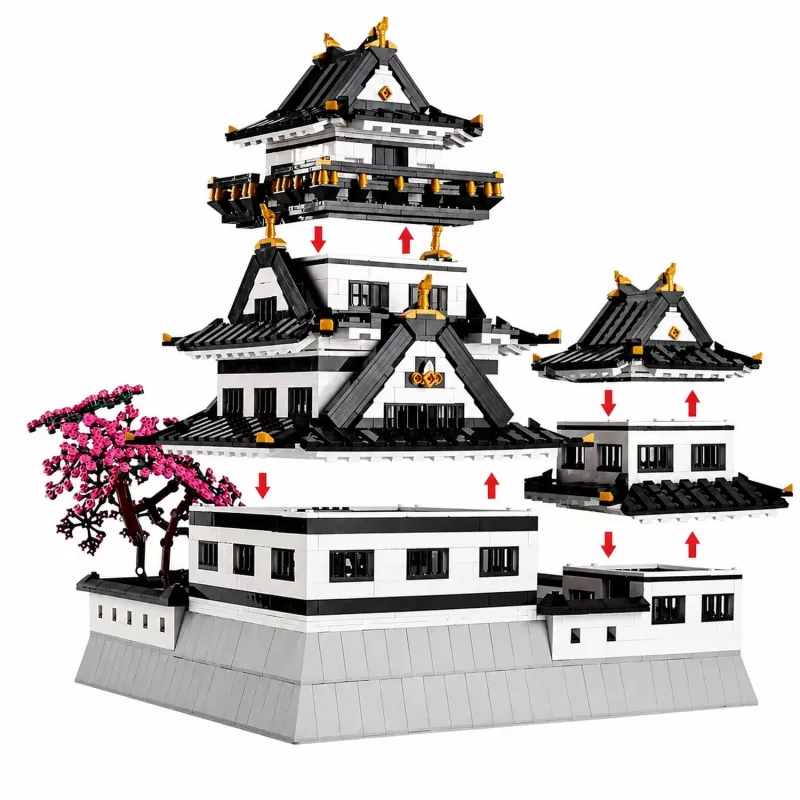 Mould King Himeji-Jo Castle 22006 Building Block Set (3086 Teile)