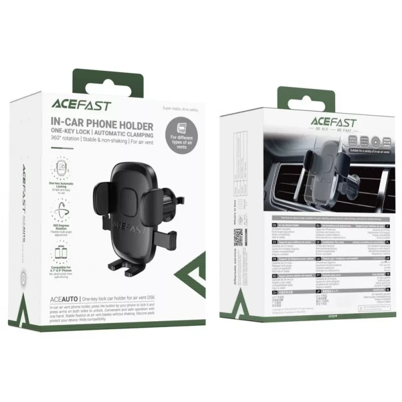 Acefast D56 Handyhalterung, 4,7 Zoll - 6,9 Zoll Schwarz