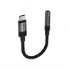 Acefast USB-C auf 3,5 mm J12 Audio-Adapter Schwarz