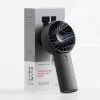 JISULIFE Handheld Fan 4 Schwarz - Tragbarer USB-wiederaufladbarer Mini-Ventilator mit 3 Geschwindigkeiten, klappbarem Design
