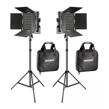 NEEWER 660 Bi-Color LED Video Light Kit (2 Lampen, 40W, 3200-5600K)