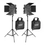 NEEWER 660 Bi-Color LED Video Light Kit (2 Lampen, 40W, 3200-5600K)