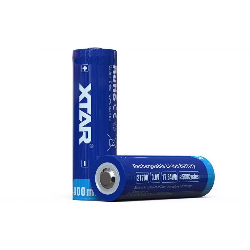 XTAR 21700 Li-Ion 3,7 V 4900 mAh geschützter Akku (1 Stück)