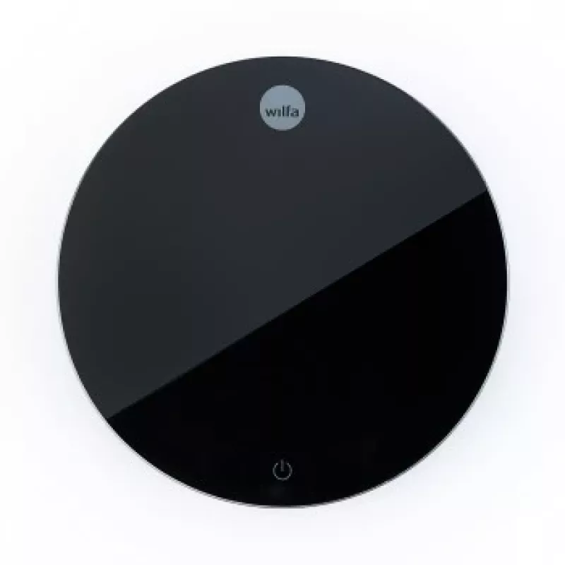WILFA UNIFORM COFFEE SCALE - Digitale Kaffeewaage mit Timer, Bluetooth, 2000g Kapazität, 0,1g Genauigkeit, Schwarz