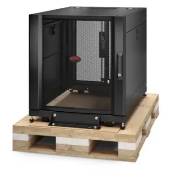 APC NetShelter SX 12U Server-Rack-Gehäuse 600mm x 900mm mit Seitenwänden Schwarz Shock-Verpackung