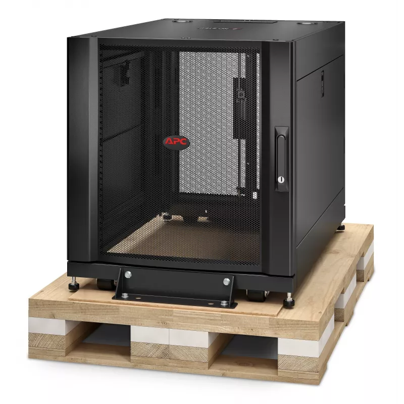 APC NetShelter SX 12U Server-Rack-Gehäuse 600mm x 900mm mit Seitenwänden Schwarz Shock-Verpackung