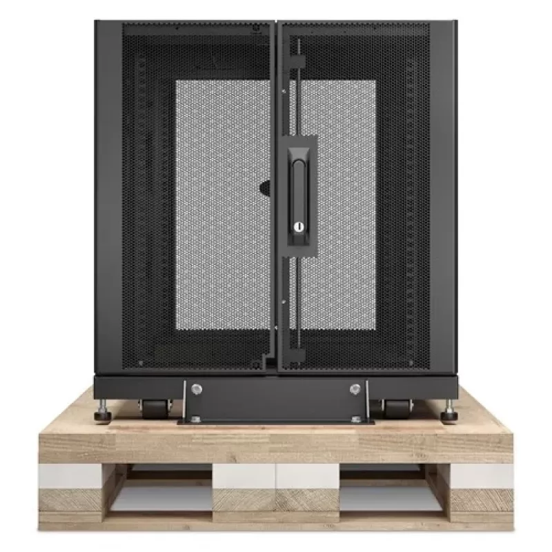 APC NetShelter SX 12U Server-Rack-Gehäuse 600mm x 900mm mit Seitenwänden Schwarz Shock-Verpackung