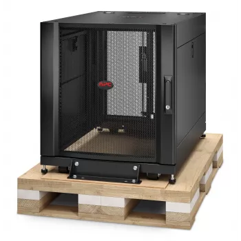 APC NetShelter SX 12U Server-Rack-Gehäuse 600mm x 900mm mit Seitenwänden Schwarz Shock-Verpackung
