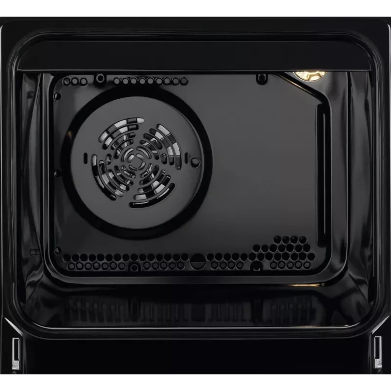 AEG CCB56491BW Freistehender Elektroherd mit Glaskeramik-Kochfeld, 73L Umluftbackofen & 39L konventionellem Backofen, Weiß