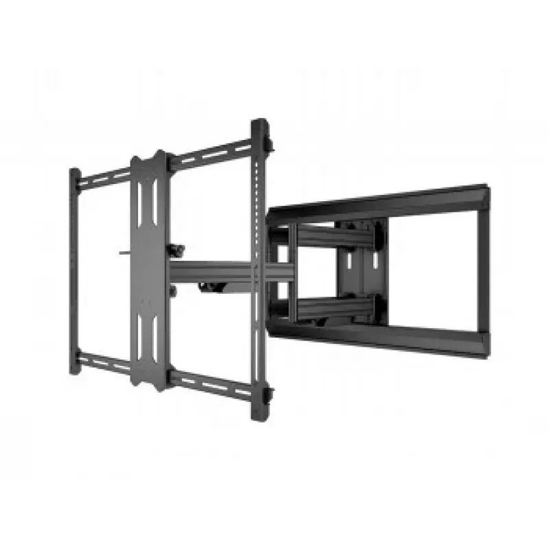 MULTIBRACKETS M Universal FlexArm Pro Dual HD Offset - Dual-Monitor-Tischhalterung für 15-32 Zoll Bildschirme, Gasfeder, Schwarz