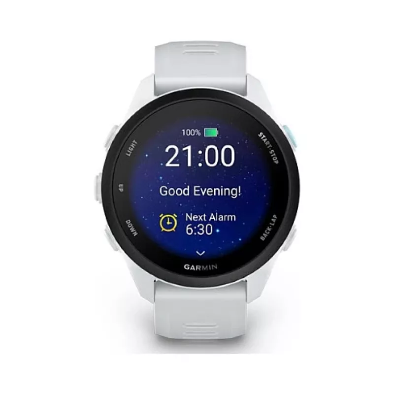 Garmin Forerunner 170 Whitestone mit Whitestone/Cloud Blue Armband