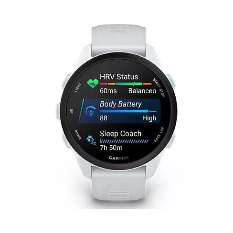 Garmin Forerunner 170 Whitestone mit Whitestone/Cloud Blue Armband