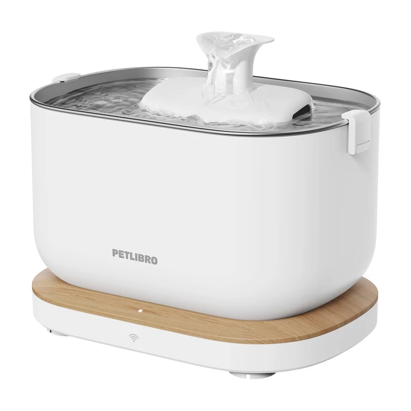 PETLIBRO Dockstream Drinker mit App, 2,5 l, Wi-Fi, 4-stufige Filtration, ultra-leise Pumpe