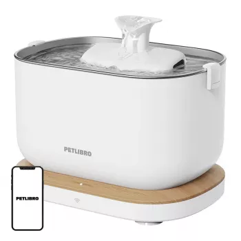 PETLIBRO Dockstream Drinker mit App, 2,5 l, Wi-Fi, 4-stufige Filtration, ultra-leise Pumpe